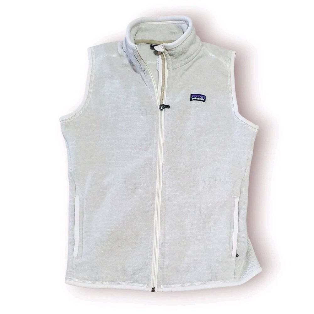 Patagonia Fleece Vest Gray Full Zip Size Medium